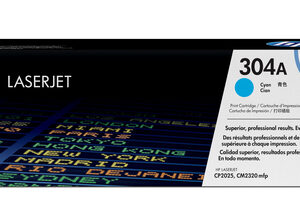 HP 304A COLOR LASERJET CP2025 CYAN PRINT TONER CARTRIDGE