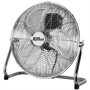 Alva Air 50cm High Velocity Chrome Floor Fan
