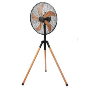 Alva Air 40cm Wooden Finish Tripod Fan 50w