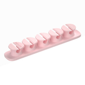 CO110 Cable Organizer Clips - 5 Bays, 4 Storage Compartments - Pink